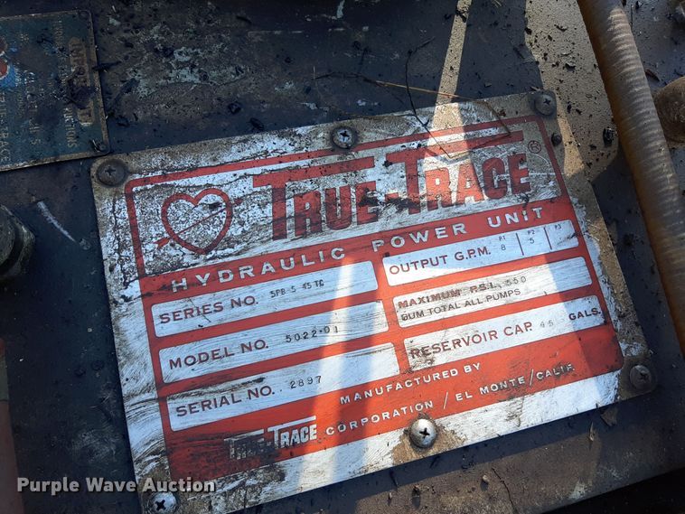 image for item LX9918 True Trace 5022.01  Hydraulic pump