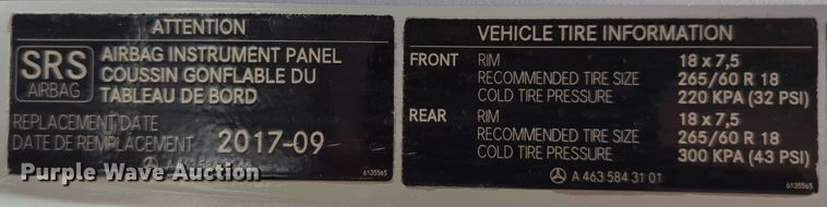 image for item LY9484 2003 Mercedes Benz G63  limousine