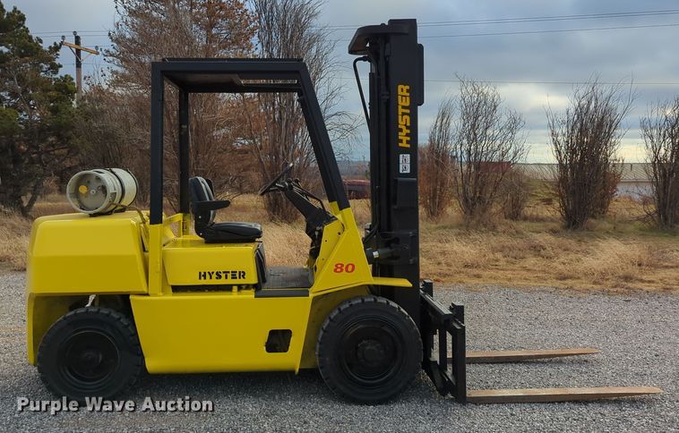 image for item LY9493 Hyster H80XL  forklift