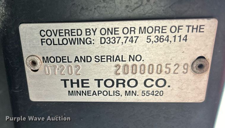 image for item MO9085 Toro Workman 3200  utility vehicle