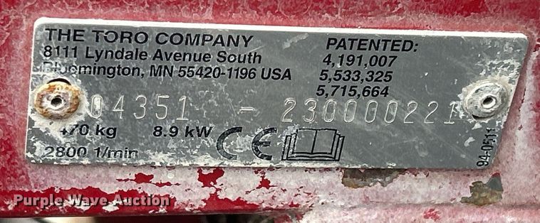 image for item MO9086 Toro Greensmaster 3050  reel mower