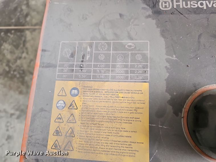 image for item NE9308 (2) Husqvarna FS3500 concrete saws