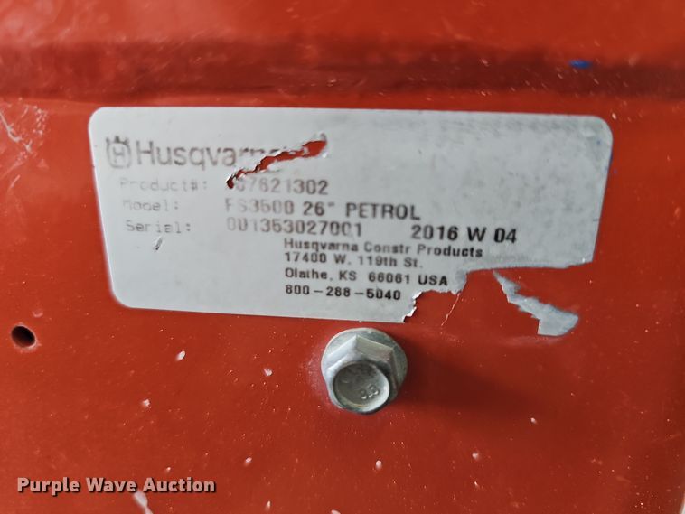 image for item NE9308 (2) Husqvarna FS3500 concrete saws