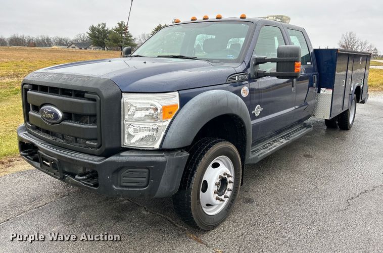 image for item NE9605 2012 Ford F550 XL Super Duty  Crew Cab utility / service truck