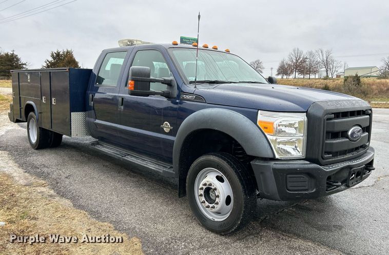 image for item NE9605 2012 Ford F550 XL Super Duty  Crew Cab utility / service truck