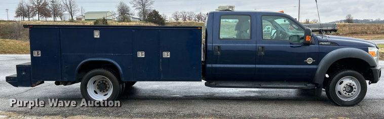 image for item NE9605 2012 Ford F550 XL Super Duty  Crew Cab utility / service truck