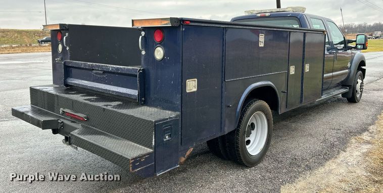 image for item NE9605 2012 Ford F550 XL Super Duty  Crew Cab utility / service truck