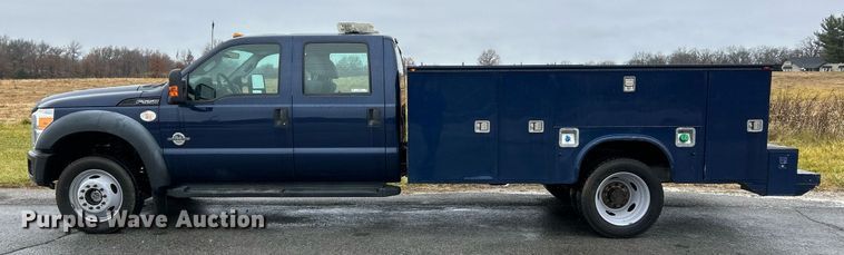 image for item NE9605 2012 Ford F550 XL Super Duty  Crew Cab utility / service truck