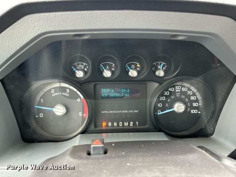 image for item NE9605 2012 Ford F550 XL Super Duty  Crew Cab utility / service truck