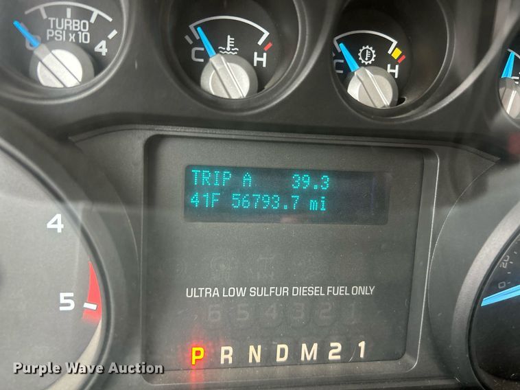 image for item NE9605 2012 Ford F550 XL Super Duty  Crew Cab utility / service truck