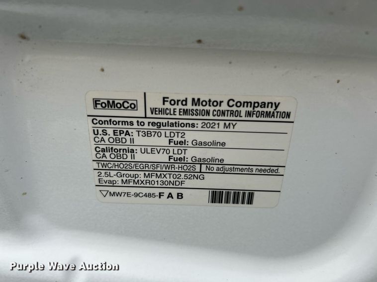 image for item NE9609 2021 Ford Transit Connect  van