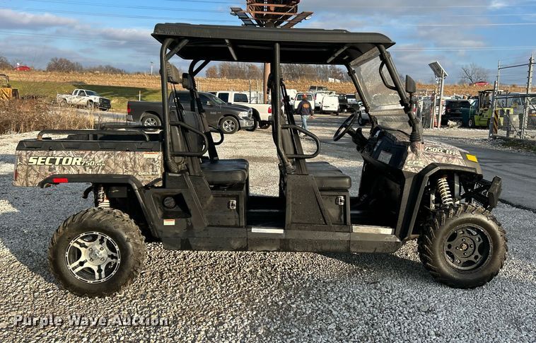 image for item NE9621 2018 Hisun Sector 750 crew  utility vehicle