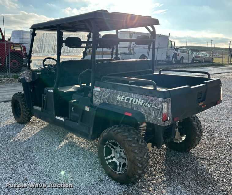 image for item NE9621 2018 Hisun Sector 750 crew  utility vehicle