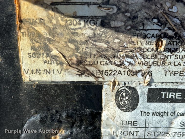 image for item NI9579 2010 Felling  tilt deck equipment trailer