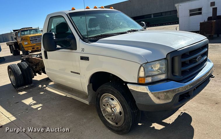 image for item NI9580 2002 Ford F550 Super Duty XL  truck cab and chassis