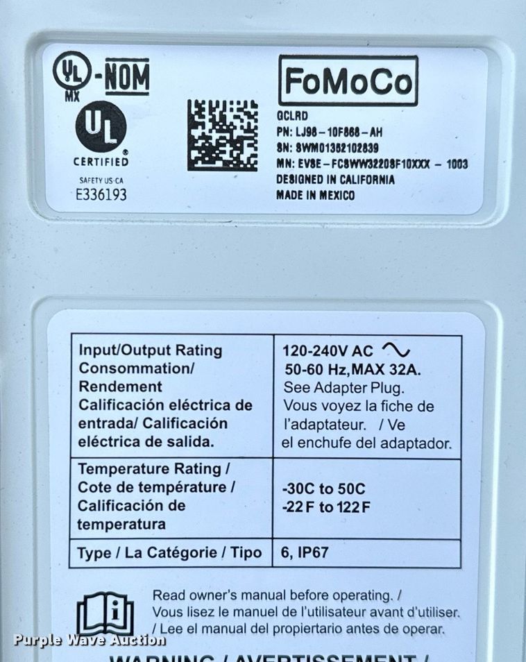 image for item NI9652 2021 Ford Mustang Mach E  SUV