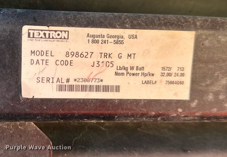 image for item NL9246 Cushman Turf-Truckster  turf sprayer