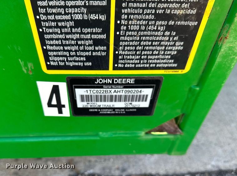 image for item NL9249 John Deere  wagons