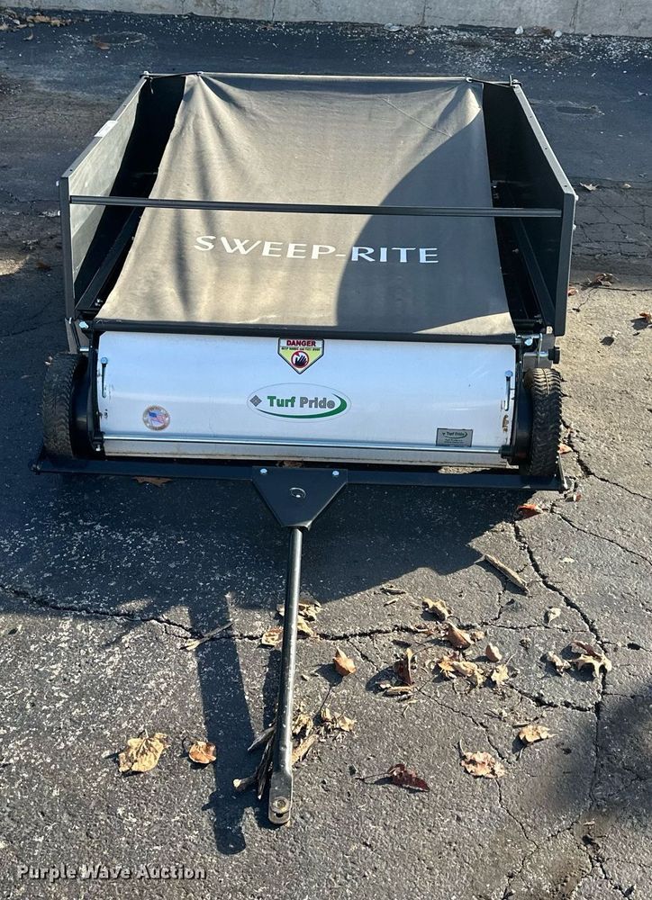 image for item NL9257 Turf Pride Sweep-Rite  lawn sweeper