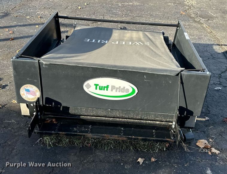 image for item NL9257 Turf Pride Sweep-Rite  lawn sweeper