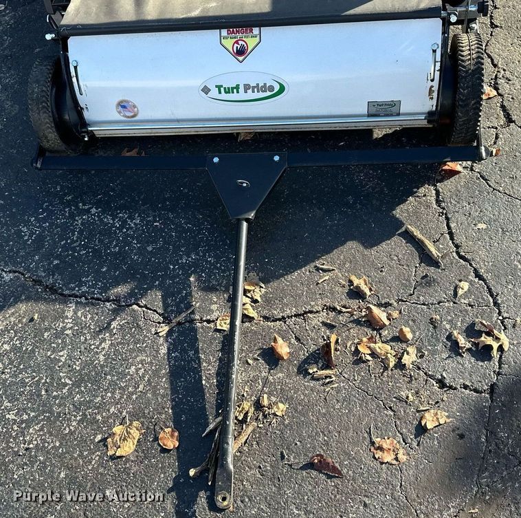 image for item NL9257 Turf Pride Sweep-Rite  lawn sweeper