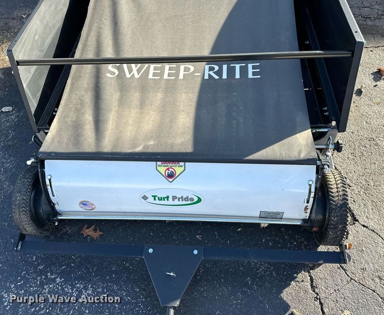 image for item NL9257 Turf Pride Sweep-Rite  lawn sweeper