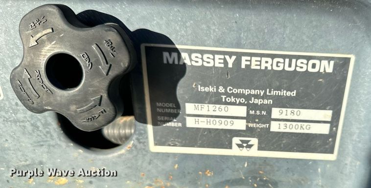 image for item NL9261 1999 Massey Ferguson 1260  MFWD tractor