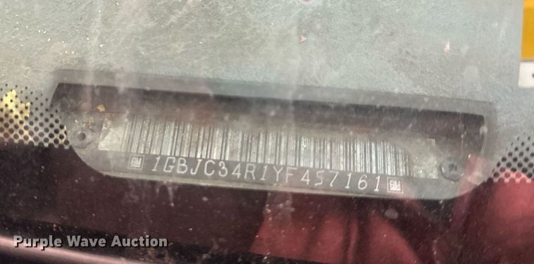 image for item NL9291 2000 Chevrolet C3500  flatbed pickup truck