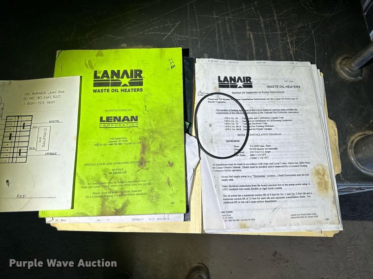 image for item NL9313 Lanair HI-320  used oil heater