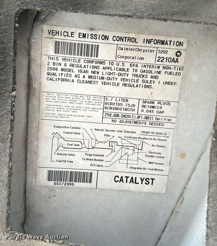 image for item NM9134 2006 Dodge Ram 1500  Quad Cab pickup truck