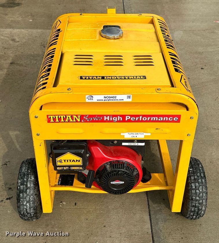 image for item NO9402 Titan Industrial 7000  generator