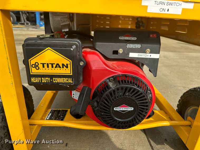 image for item NO9402 Titan Industrial 7000  generator