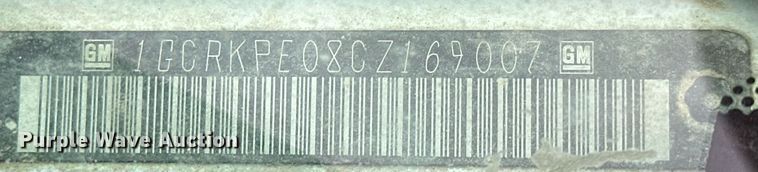 image for item NO9422 2012 Chevrolet Silverado 1500  Ext. Cab pickup truck