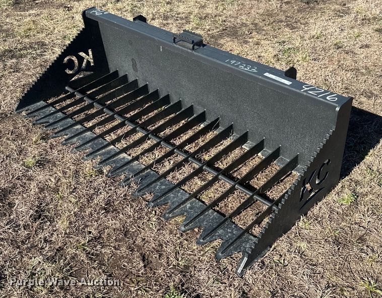 image for item NO9440 KC  skid steer rock bucket