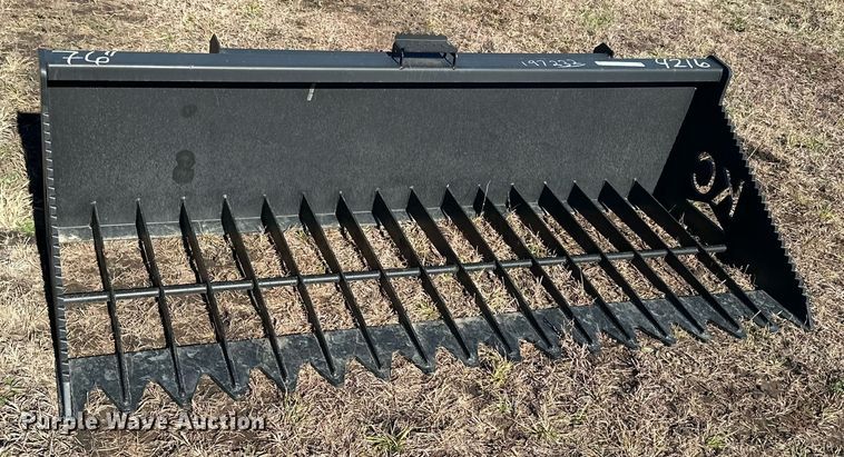 image for item NO9440 KC  skid steer rock bucket