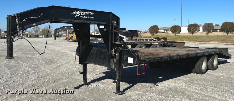 image for item NO9472 2015 Starlite 25TDGNDV-LP  equipment trailer