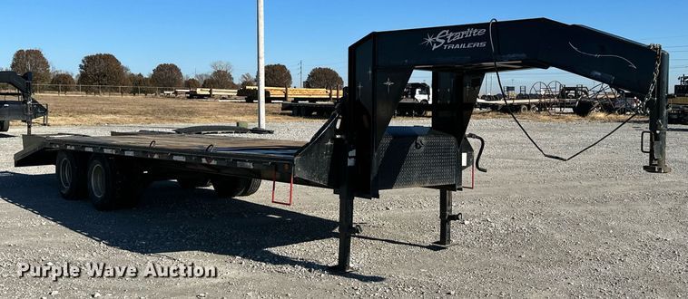 image for item NO9472 2015 Starlite 25TDGNDV-LP  equipment trailer