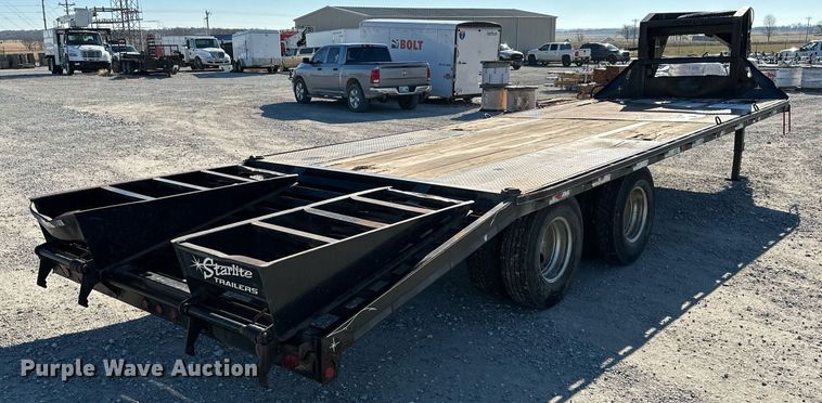 image for item NO9472 2015 Starlite 25TDGNDV-LP  equipment trailer