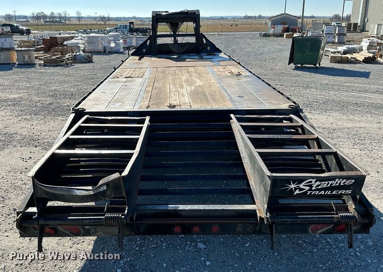 image for item NO9472 2015 Starlite 25TDGNDV-LP  equipment trailer