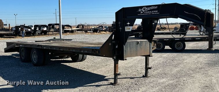 image for item NO9473 2015 Starlite 25TDGNDV-LP  equipment trailer