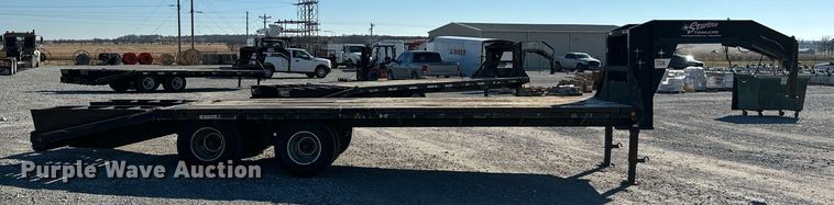 image for item NO9473 2015 Starlite 25TDGNDV-LP  equipment trailer