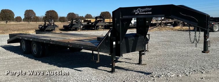 image for item NO9474 2015 Starlite 25TDGNDV-LP  equipment trailer