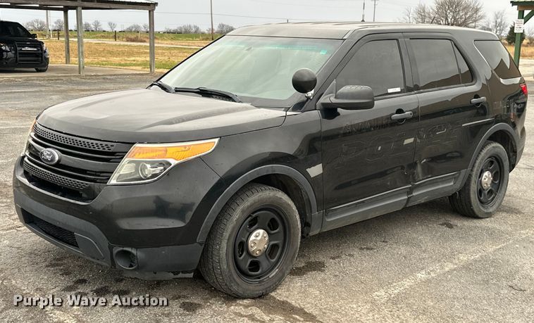 image for item NO9498 2013 Ford Explorer Police Interceptor  SUV