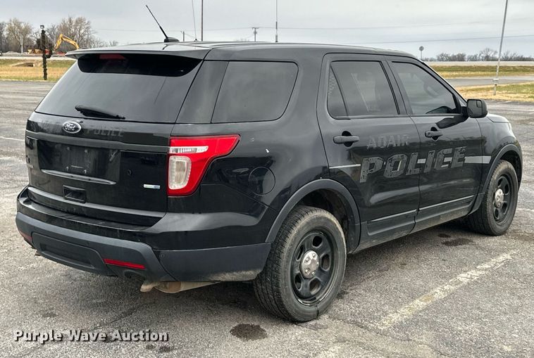 image for item NO9498 2013 Ford Explorer Police Interceptor  SUV