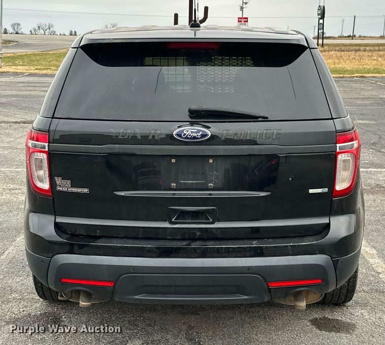 image for item NO9498 2013 Ford Explorer Police Interceptor  SUV