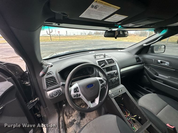 image for item NO9498 2013 Ford Explorer Police Interceptor  SUV