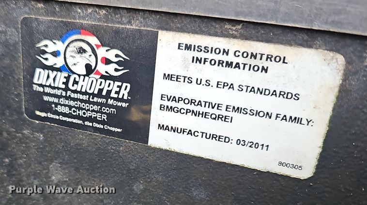 image for item NP9282 Dixie Chopper Silver Eagle 2750  ZTR lawn mower