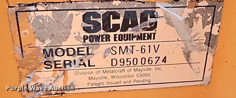 image for item NP9283 Scag Turf Tiger  ZTR lawn mower