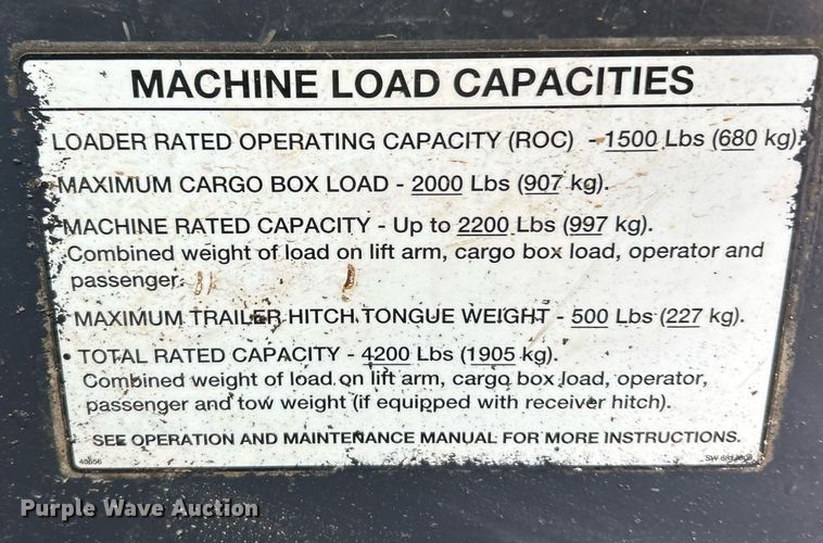 image for item NR9464 2006 Bobcat Toolcat 5600  utility vehicle