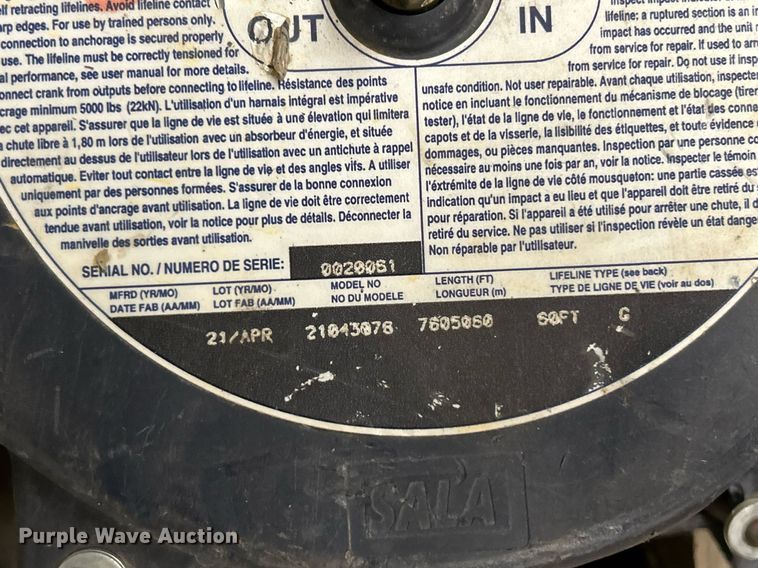 image for item NR9473 (5) DBI-SALA EZ Line lifelines